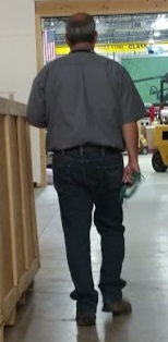 The dejected walk of the lost.